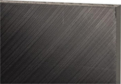 Made in USA - 3/8" Thick x 12" Wide x 2' Long, Polyethylene (UHMW) Sheet - Black, Antistatic Grade - Apex Tool & Supply