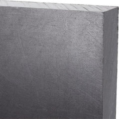 Made in USA - 3/4" Thick x 12" Wide x 3' Long, Polyethylene (UHMW) Sheet - Black, Antistatic Grade - Apex Tool & Supply