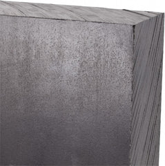 Made in USA - 3' x 24" x 1-1/2" Black Polyethylene (UHMW) Sheet - Apex Tool & Supply