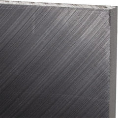 Made in USA - 1/2" Thick x 24" Wide x 4' Long, Polyethylene (UHMW) Sheet - Black, Antistatic Grade - Apex Tool & Supply