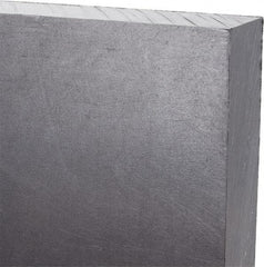 Made in USA - 3/4" Thick x 24" Wide x 4' Long, Polyethylene (UHMW) Sheet - Black, Antistatic Grade - Apex Tool & Supply