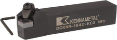 Kennametal - DCKN, Right Hand Cut, 15° Lead Angle, 1" Shank Height x 1" Shank Width, Negative Rake Indexable Turning Toolholder - 5" OAL, CN..42. Insert Compatibility, Series Kenclamp - Apex Tool & Supply