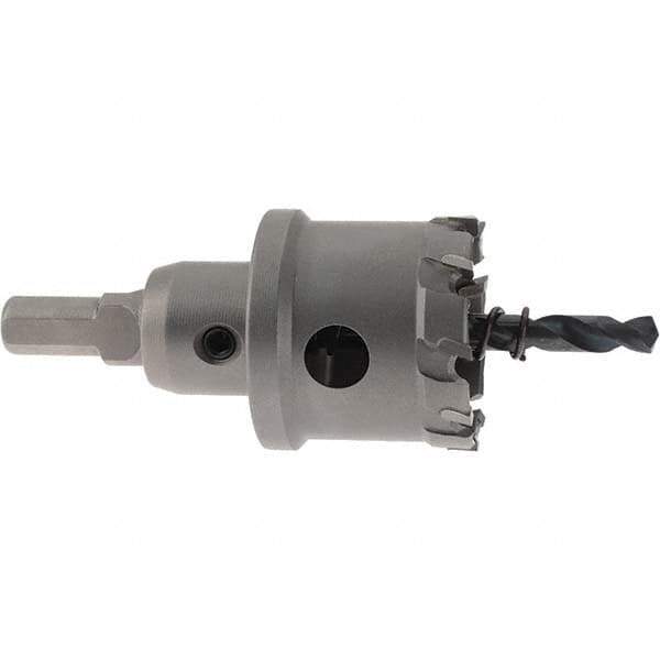 Value Collection - 1-1/2" Diam, 1" Cutting Depth, Hole Saw - Carbide-Tipped Saw - Apex Tool & Supply
