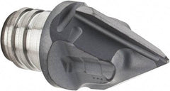 Iscar - MM HCD Grade IC908 Carbide Chamfer Milling Tip Insert - TiAlN Finish, 2 Flutes, 12mm Cutting Diam, 11mm Depth of Cut, 15.4mm Extension - Apex Tool & Supply