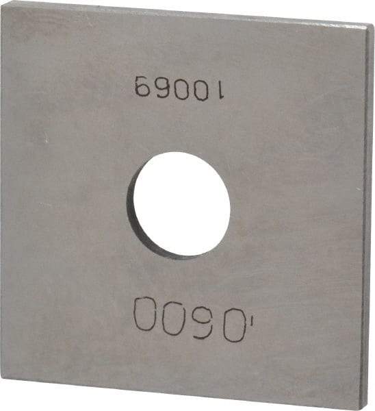 Value Collection - 0.06" Square Steel Gage Block - Accuracy Grade 0 - Apex Tool & Supply