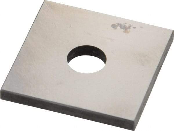 Value Collection - 0.1006" Square Steel Gage Block - Accuracy Grade 0, Includes NIST Traceability Certification - Apex Tool & Supply