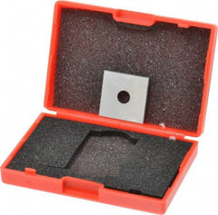 Value Collection - 0.102" Square Steel Gage Block - Accuracy Grade 0, Includes NIST Traceability Certification - Apex Tool & Supply