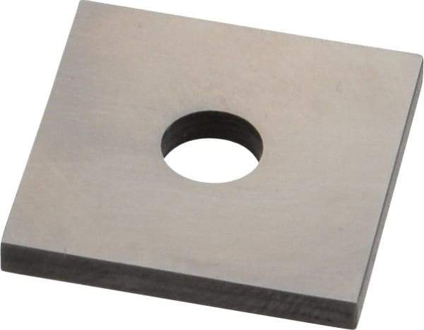 Value Collection - 0.11" Square Steel Gage Block - Accuracy Grade 0, Includes NIST Traceability Certification - Apex Tool & Supply