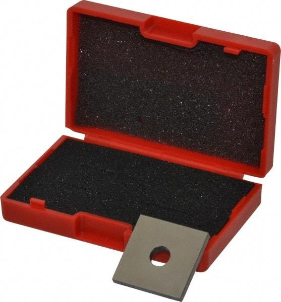 Value Collection - 0.114" Square Steel Gage Block - Accuracy Grade 0, Includes NIST Traceability Certification - Apex Tool & Supply