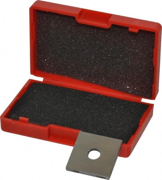 Value Collection - 0.116" Square Steel Gage Block - Accuracy Grade 0, Includes NIST Traceability Certification - Apex Tool & Supply