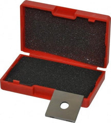 Value Collection - 0.116" Square Steel Gage Block - Accuracy Grade 0, Includes NIST Traceability Certification - Apex Tool & Supply