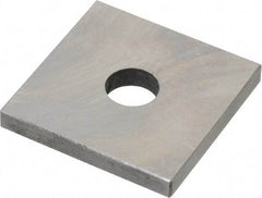 Value Collection - 0.122" Square Steel Gage Block - Accuracy Grade 0, Includes NIST Traceability Certification - Apex Tool & Supply