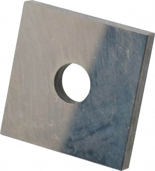 Value Collection - 0.123" Square Steel Gage Block - Accuracy Grade 0, Includes NIST Traceability Certification - Apex Tool & Supply