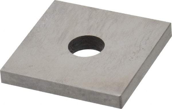 Value Collection - 0.128" Square Steel Gage Block - Accuracy Grade 0, Includes NIST Traceability Certification - Apex Tool & Supply