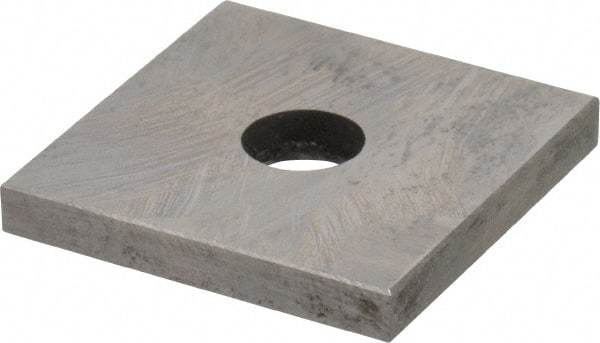 Value Collection - 0.13" Square Steel Gage Block - Accuracy Grade 0, Includes NIST Traceability Certification - Apex Tool & Supply