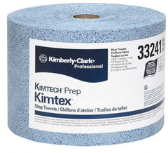 Kimtech - Dry Clean Room/Lab/Critical Task Wipes - Jumbo Roll, 13-3/8" x 9-5/8" Sheet Size, Blue - Apex Tool & Supply