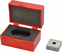 Value Collection - 0.35" Square Steel Gage Block - Accuracy Grade 0, Includes NIST Traceability Certification - Apex Tool & Supply