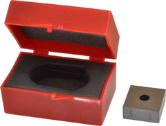 Value Collection - 0.4" Square Steel Gage Block - Accuracy Grade 0, Includes NIST Traceability Certification - Apex Tool & Supply