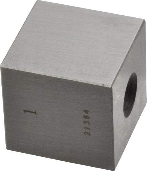 Value Collection - 1" Square Steel Gage Block - Accuracy Grade 0, Includes NIST Traceability Certification - Apex Tool & Supply