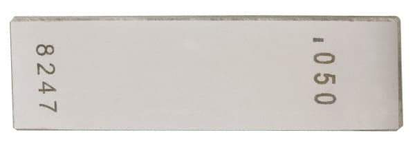 Value Collection - 0.1006" Rectangular Steel Gage Block - Accuracy Grade AS-1, Includes NIST Traceability Certification - Apex Tool & Supply