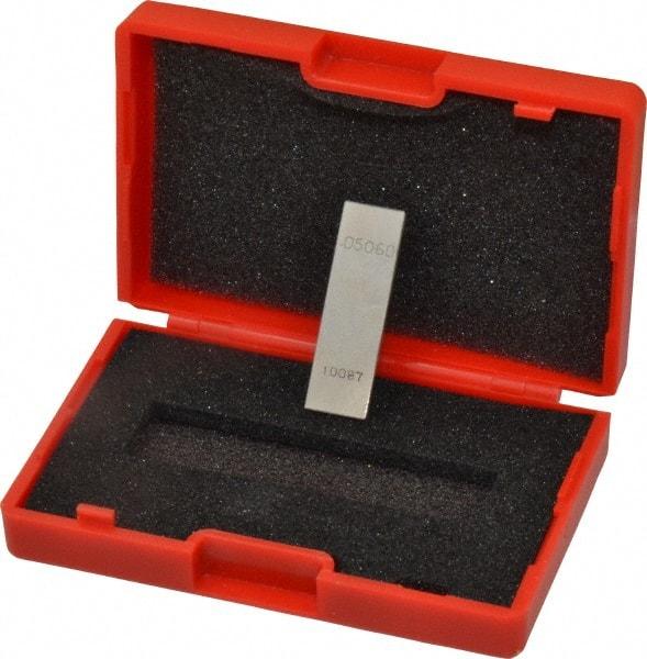 Value Collection - 0.0506" Rectangular Steel Gage Block - Accuracy Grade 0 - Apex Tool & Supply