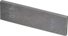 Value Collection - 0.053" Rectangular Steel Gage Block - Accuracy Grade 0 - Apex Tool & Supply
