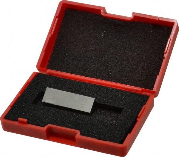 Value Collection - 0.116" Rectangular Steel Gage Block - Accuracy Grade 0, Includes NIST Traceability Certification - Apex Tool & Supply