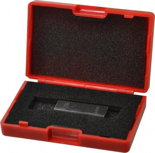 Value Collection - 0.15" Rectangular Steel Gage Block - Accuracy Grade 0, Includes NIST Traceability Certification - Apex Tool & Supply