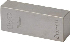 Value Collection - 0.55" Rectangular Steel Gage Block - Accuracy Grade 0, Includes NIST Traceability Certification - Apex Tool & Supply