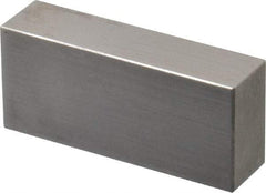 Value Collection - 0.6" Rectangular Steel Gage Block - Accuracy Grade 0, Includes NIST Traceability Certification - Apex Tool & Supply