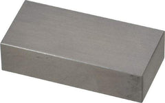 Value Collection - 0.65" Rectangular Steel Gage Block - Accuracy Grade 0, Includes NIST Traceability Certification - Apex Tool & Supply