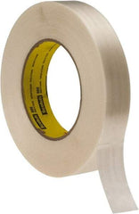 3M - 1" x 60 Yd Clear Rubber Adhesive Packaging Tape - Polypropylene Film Backing, 7.7 mil Thick, 270 Lb Tensile Strength, Series 880 - Apex Tool & Supply