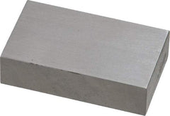 Value Collection - 0.8" Rectangular Steel Gage Block - Accuracy Grade 0, Includes NIST Traceability Certification - Apex Tool & Supply