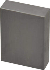 Value Collection - 1" Rectangular Steel Gage Block - Accuracy Grade 0, Includes NIST Traceability Certification - Apex Tool & Supply