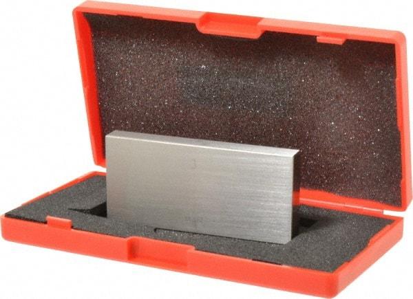 Value Collection - 3" Rectangular Steel Gage Block - Accuracy Grade 0, Includes NIST Traceability Certification - Apex Tool & Supply