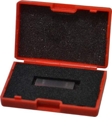 Value Collection - 0.10005" Rectangular Steel Gage Block - Accuracy Grade AS-1, Includes NIST Traceability Certification - Apex Tool & Supply