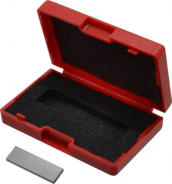 Value Collection - 0.1007" Rectangular Steel Gage Block - Accuracy Grade AS-1, Includes NIST Traceability Certification - Apex Tool & Supply