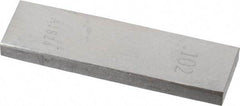 Value Collection - 0.102" Rectangular Steel Gage Block - Accuracy Grade AS-1, Includes NIST Traceability Certification - Apex Tool & Supply