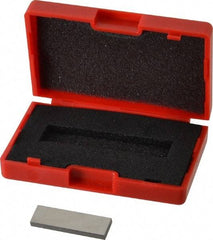 Value Collection - 0.107" Rectangular Steel Gage Block - Accuracy Grade AS-1, Includes NIST Traceability Certification - Apex Tool & Supply