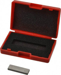 Value Collection - 0.126" Rectangular Steel Gage Block - Accuracy Grade AS-1, Includes NIST Traceability Certification - Apex Tool & Supply