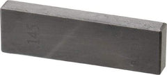 Value Collection - 0.145" Rectangular Steel Gage Block - Accuracy Grade AS-1, Includes NIST Traceability Certification - Apex Tool & Supply