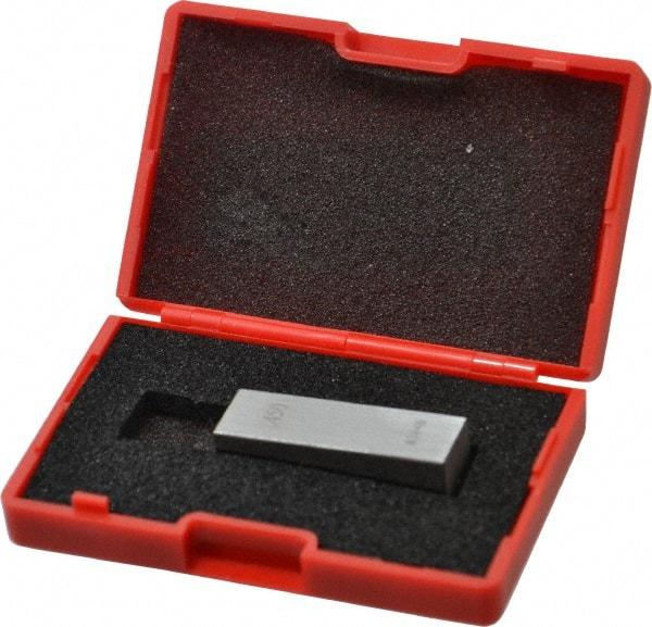 Value Collection - 0.45" Rectangular Steel Gage Block - Accuracy Grade AS-1, Includes NIST Traceability Certification - Apex Tool & Supply