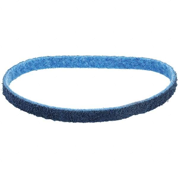 Dynabrade - 1/2" Wide x 30" OAL, Aluminum Oxide Abrasive Belt - Aluminum Oxide, Very Fine, Nonwoven, Cloth Backing, Wet/Dry - Apex Tool & Supply