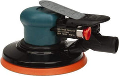 Dynabrade - 12,000 OPM, 14 CFM Air Consumption, Palm Air Orbital Sander - Round Pad, 1/4 NPT Inlet - Apex Tool & Supply