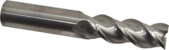 Niagara Cutter - 1", 2-5/8" LOC, 1" Shank Diam, 6" OAL, 3 Flute, Solid Carbide Square End Mill - Single End, Uncoated, Spiral Flute, 45° Helix, Centercutting, Right Hand Cut, Right Hand Flute - Apex Tool & Supply