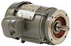 US Motors - 7-1/2 hp, TEFC Enclosure, No Thermal Protection, 3,495 RPM, 460 Volt, 60 Hz, Three Phase Premium Efficient Motor - Size 213 Frame, C-Face Mount, 1 Speed, Ball Bearings, 9.3 Full Load Amps, F Class Insulation, Reversible - Apex Tool & Supply