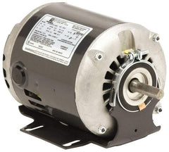 US Motors - 1/3 hp, ODP Enclosure, Auto Thermal Protection, 1,725 RPM, 115 Volt, 60 Hz, Industrial Electric AC/DC Motor - Size 56 Frame, Resilient Mount, 1 Speed, Sleeve Bearings, A Class Insulation, CW Drive End Rev - Apex Tool & Supply