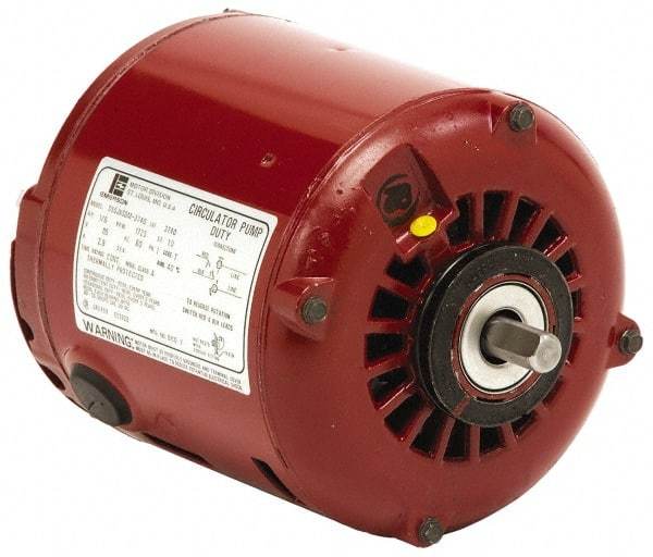 US Motors - 1/3 hp, ODP Enclosure, Auto Thermal Protection, 1,725 RPM, 115 Volt, 60 Hz, Industrial Electric AC/DC Motor - Size 48 Frame, Bracket Mount, 1 Speed, Sleeve Bearings, 6.0 Full Load Amps, B Class Insulation, CCW Shaft End - Apex Tool & Supply