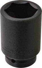 Proto - 1" Drive 2-1/16" Deep Impact Socket - 6 Points, 4-1/4" OAL - Apex Tool & Supply