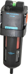 Wilkerson - 3/4" Port Coalescing Filter - Polycarbonate Bowl, Automatic Drain, 150 Max psi, 0.01 Micron Rating, 9-1/4" Long x 2.9" Wide x 9-1/4" High - Apex Tool & Supply